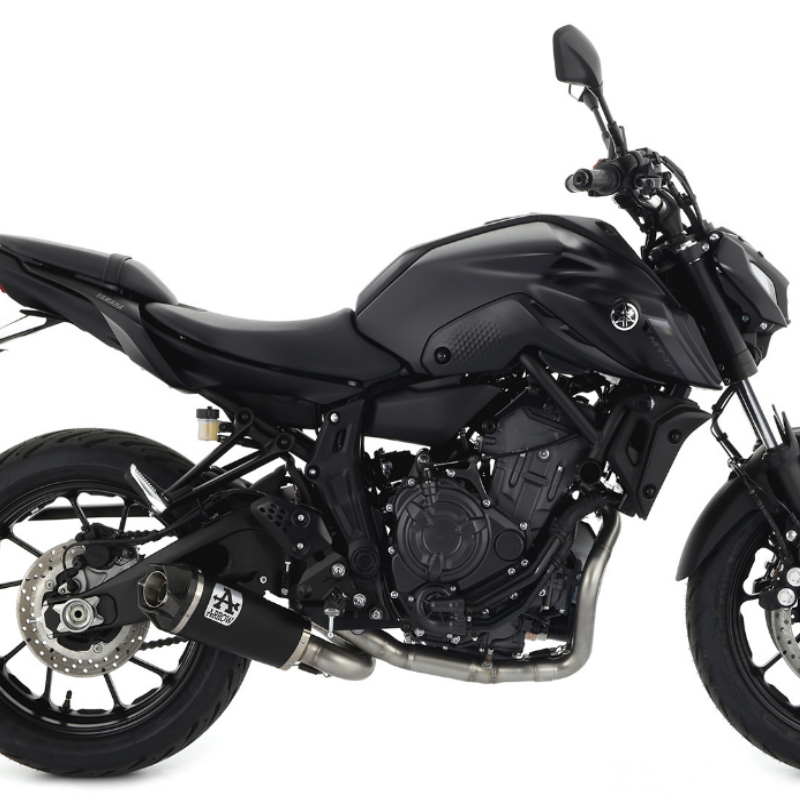 Escape Works negro Yamaha MT07 21-24Tracer 700 20-24 OC